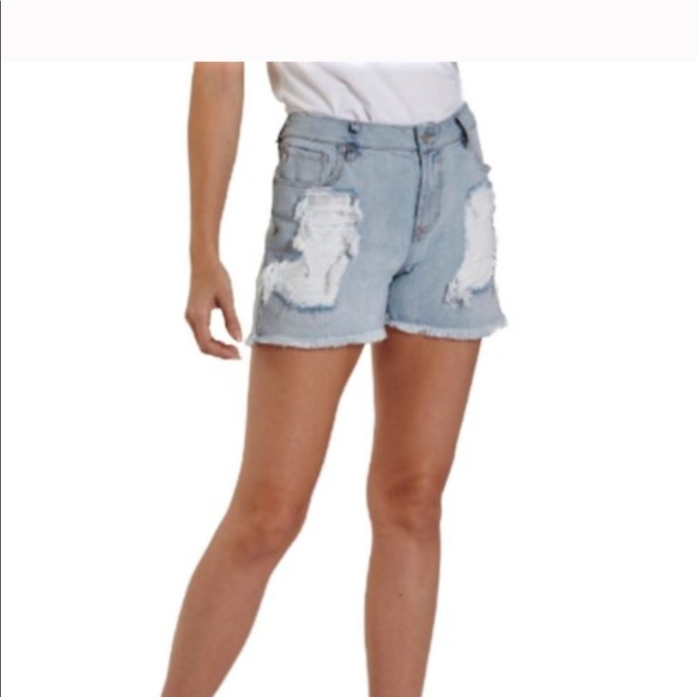 Dear John American Classic Distressed Jean Shorts